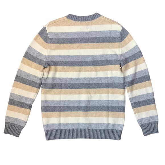 NWT GAP Cashmere Soft Crewneck Sweater Happy Stripe Men's Size S - Picture 3 of 5